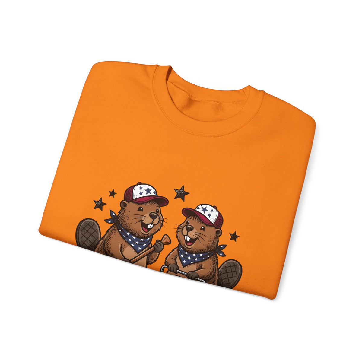 Beaver Pair Sweatshirt Funny Outdoors Gift Women Comic Sweatshirt Beaver Sweatshirt Humor Fan Cartoon Sweatshirt Adventure Graphic Retro Ice Chest Sweatshirt