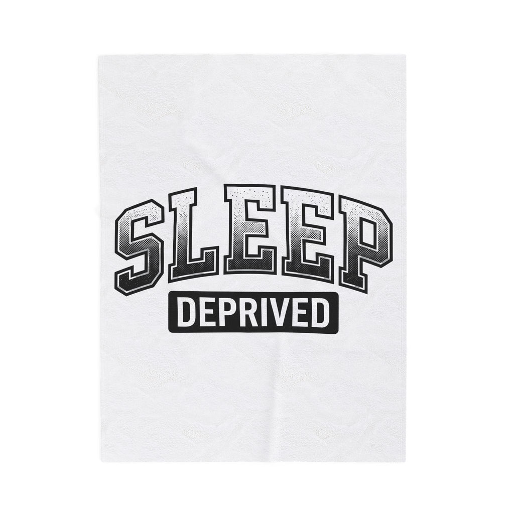 Varsity Lettering Blanket Moms Caregiver Gift Women Thick Blanket Letterman Blanket Motherhood Enthusiast Bold Blanket Nanny Graphic Throwback