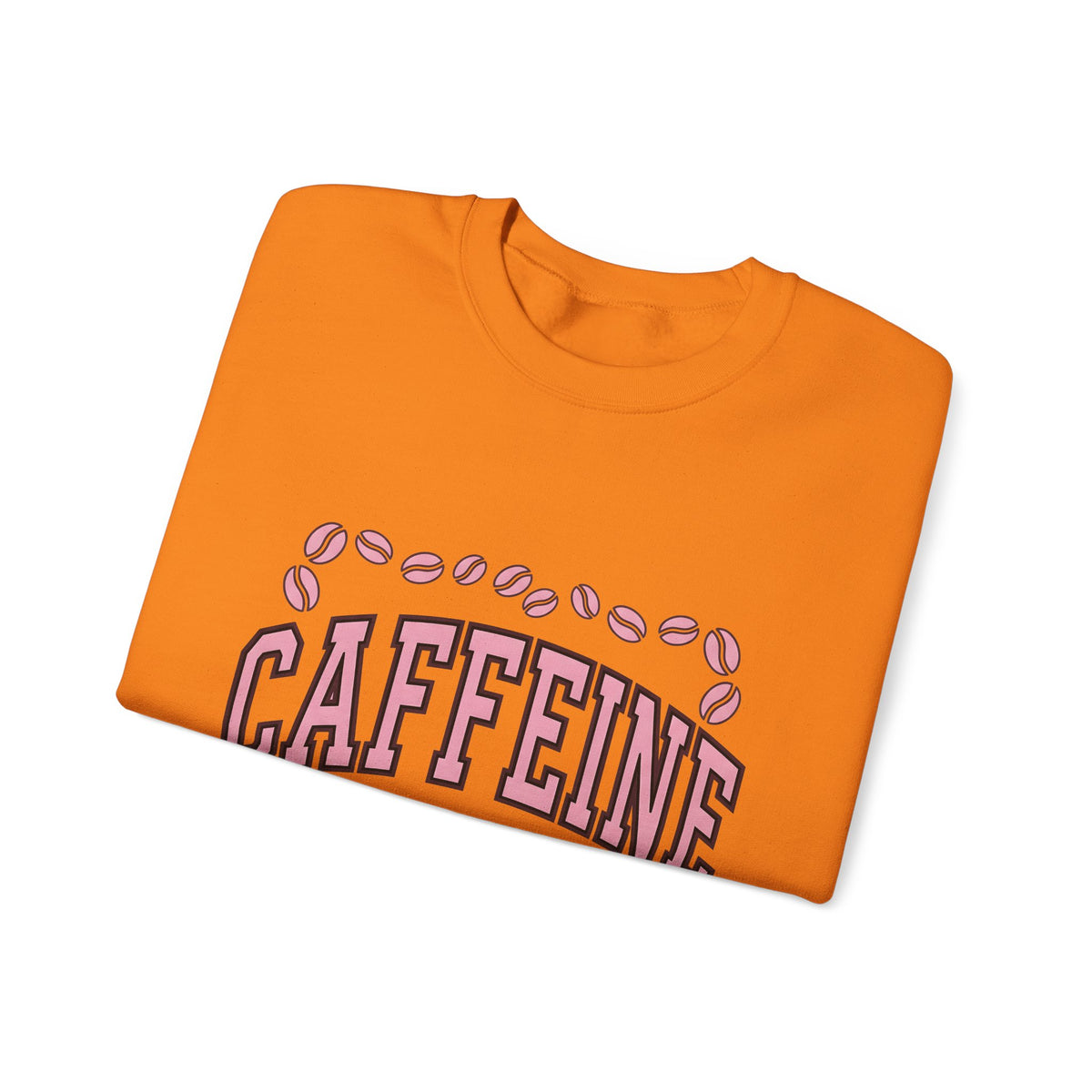 Coffee Beans Sweatshirt Coffee Humor Gift Women Bold Sweatshirt Coffee Sweatshirt Caffeine Fan Coffee Art Sweatshirt Funny Graphic Retro Pink Accent Sweatshirt