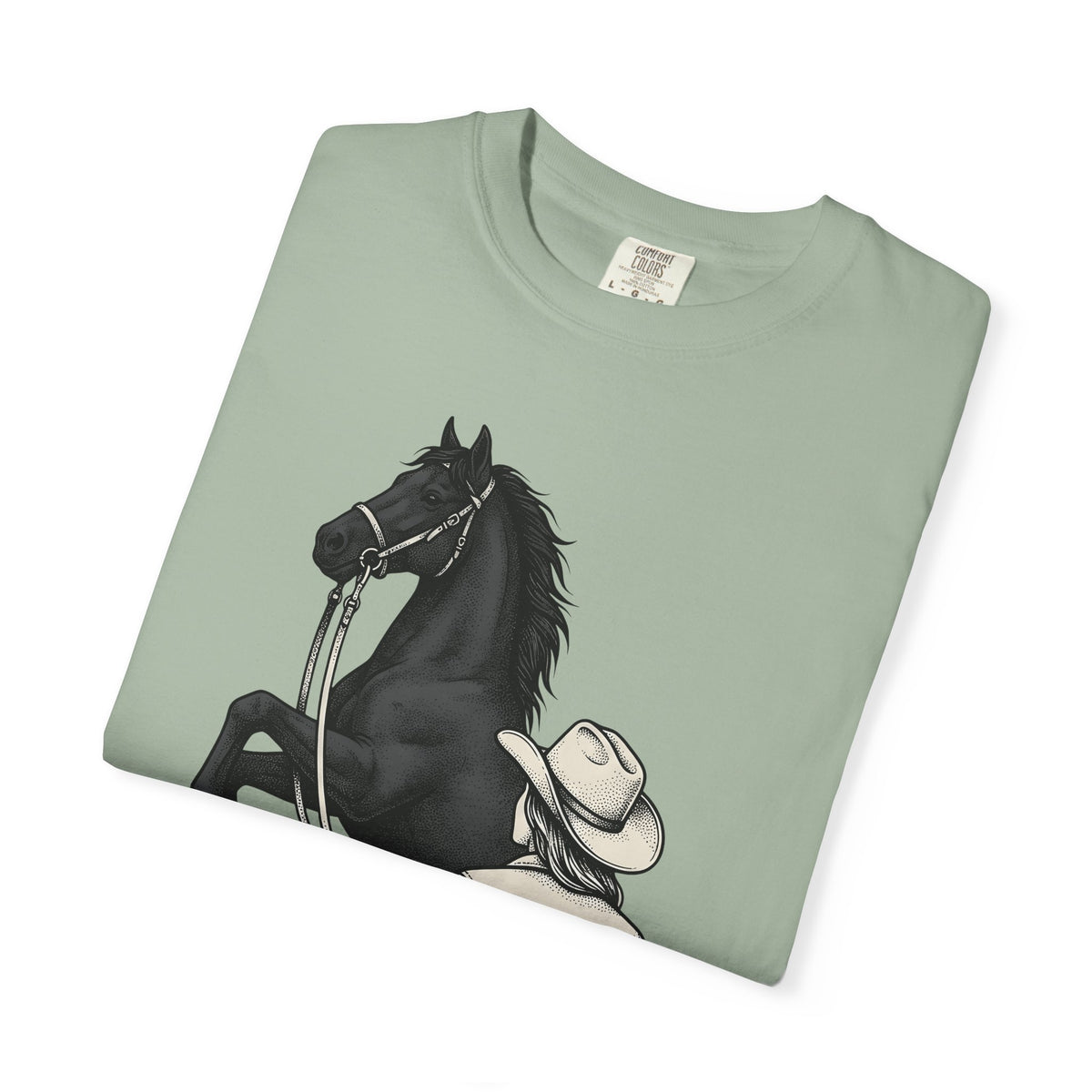 Ranch Horse T-Shirt Cowgirl Cowboy Gift Women Old School T-Shirt Ranch Horse T-Shirt Rodeo Fan Vintage T-Shirt Cowboy Graphic Line Art Power Bolt