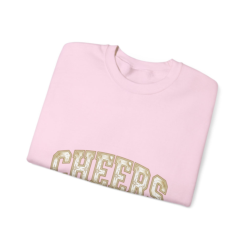 Festive Lettering Holiday Gathering Gift Cheerful Typography Christmas Fan Hand Lettering Party Sweatshirt