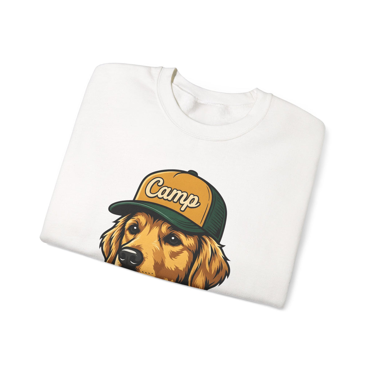 Golden Retriever Sweatshirt Dog Hiking Gift Women Hand Drawn Sweatshirt Retriever Sweatshirt Dog Fan Illustrated Graphic Sweatshirt Classic Cap Sweatshirt