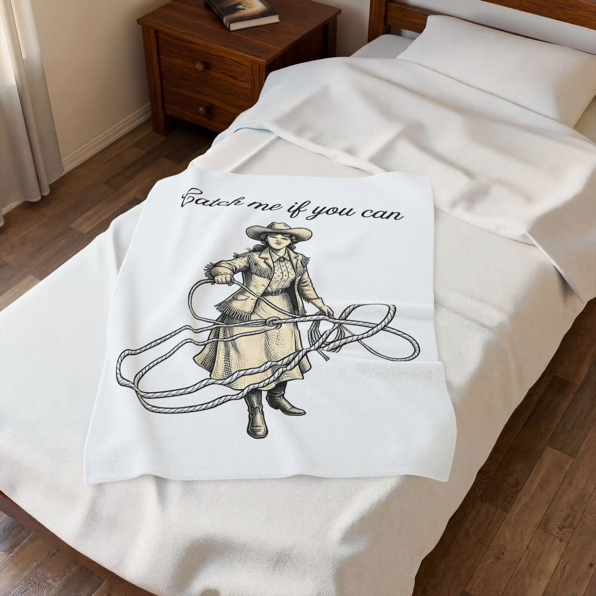 Cowgirl Noose Cowgirl Equestrian Gift Antique Lasso Cowgirl Fan Vintage Horse Rider Pen And Blanket