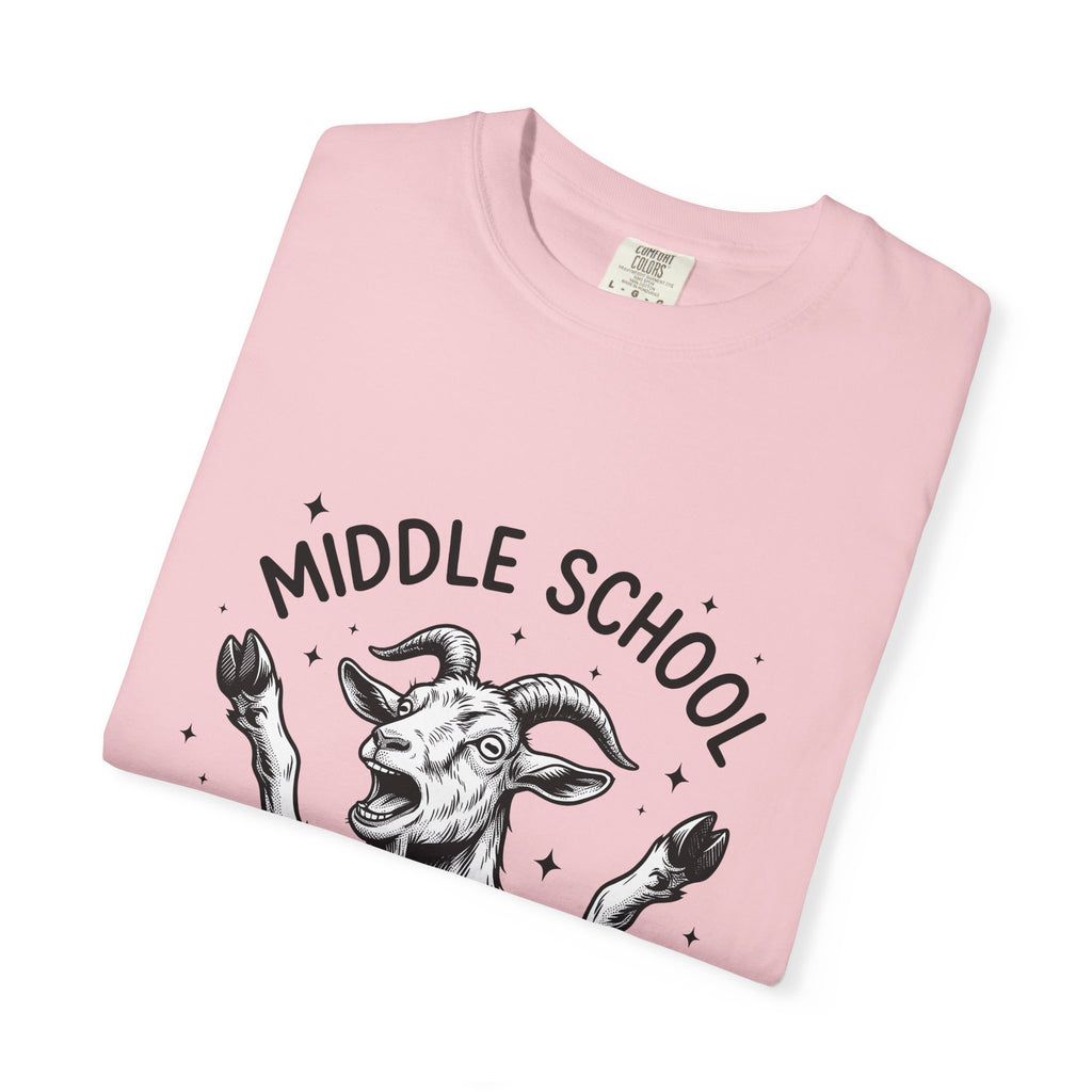 Goat Drawing T-Shirt Teachers Comedy Gift Women Cartoon T-Shirt Kid T-Shirt Educator Enthusiast Comic Graphic Classic Sparkle T-Shirt