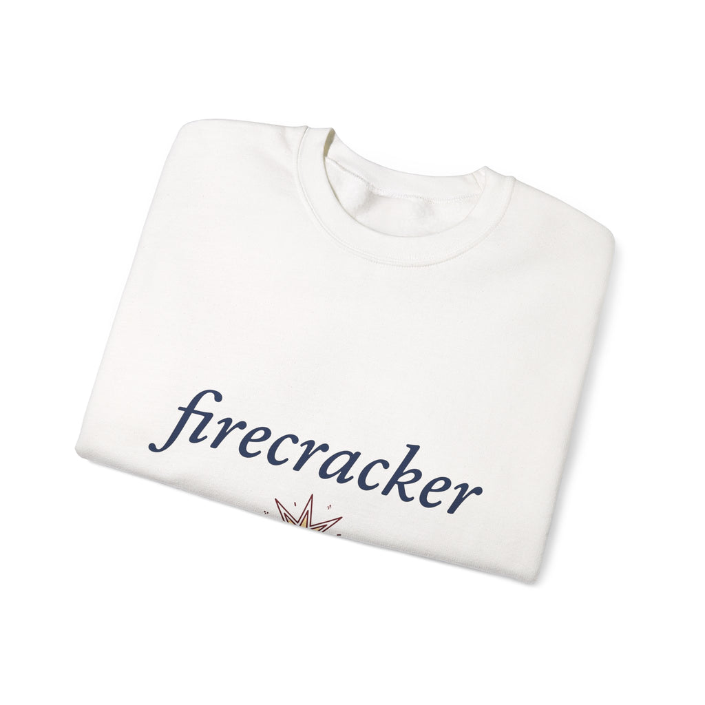 Star Burst Holiday Patriotic Gift Playful Explosion Christmas Fan Firework Minimalist Spark Sweatshirt
