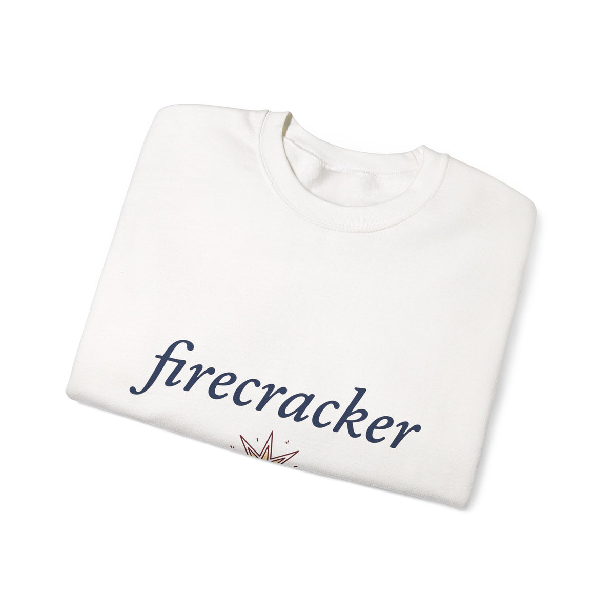 Star Burst Holiday Patriotic Gift Playful Explosion Christmas Fan Firework Minimalist Spark Sweatshirt