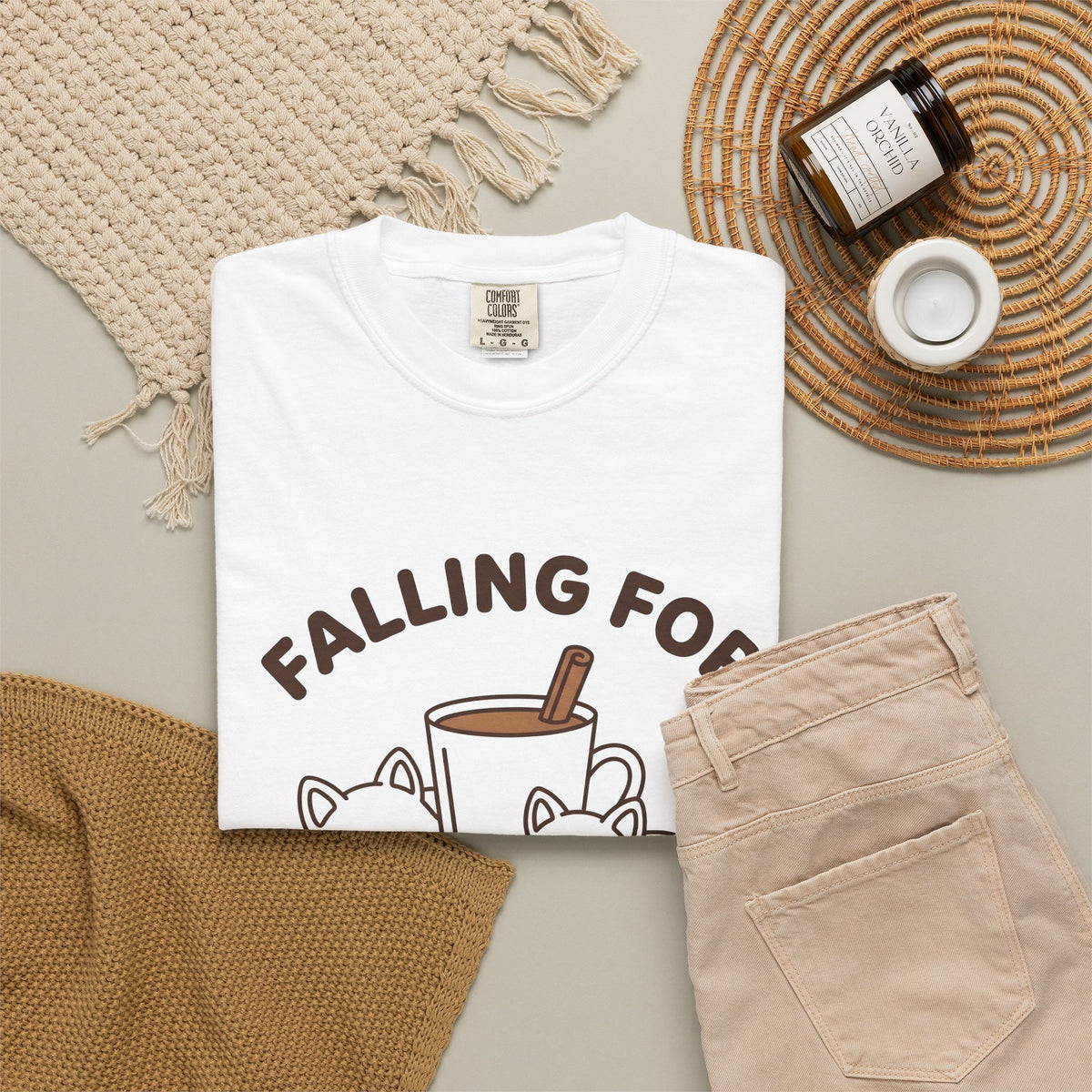 Fox Coffee Cup T-Shirt Coffee Animal Gift Women Cute T-Shirt T-Shirt T-Shirt Coffee Fan Coffee T-Shirt Graphic Kawaii T-Shirt Minimalist Cinnamon Stick
