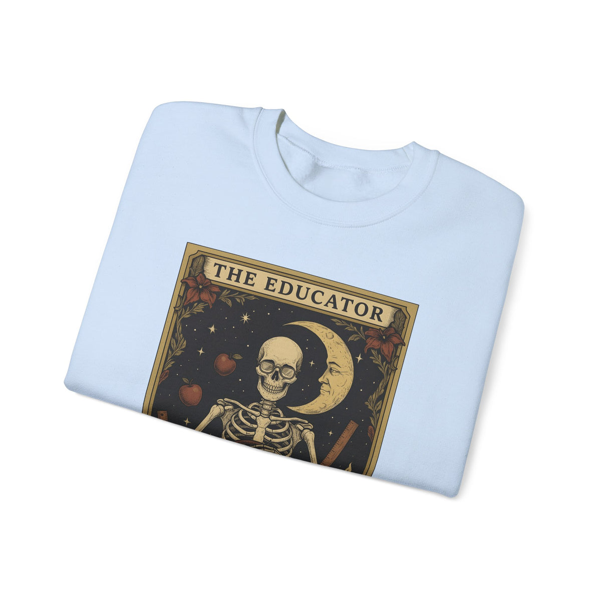 Skull Instructor Sweatshirt Teacher Dark Gift Women Retro Sweatshirt Skeleton Sweatshirt Educator Enthusiast Vintage Sweatshirt Gothic