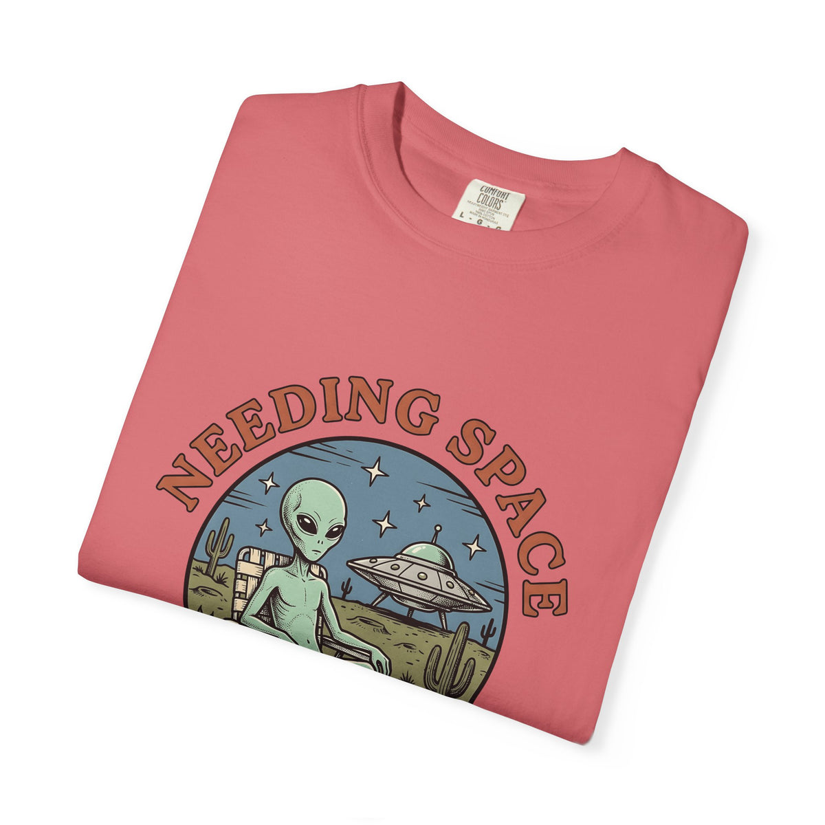 Alien Graphic T-Shirt Alien Humor Gift Women Vintage T-Shirt Ufo T-Shirt Extraterrestrial Fan Alienware T-Shirt Comedy Graphic Retro Spaceship