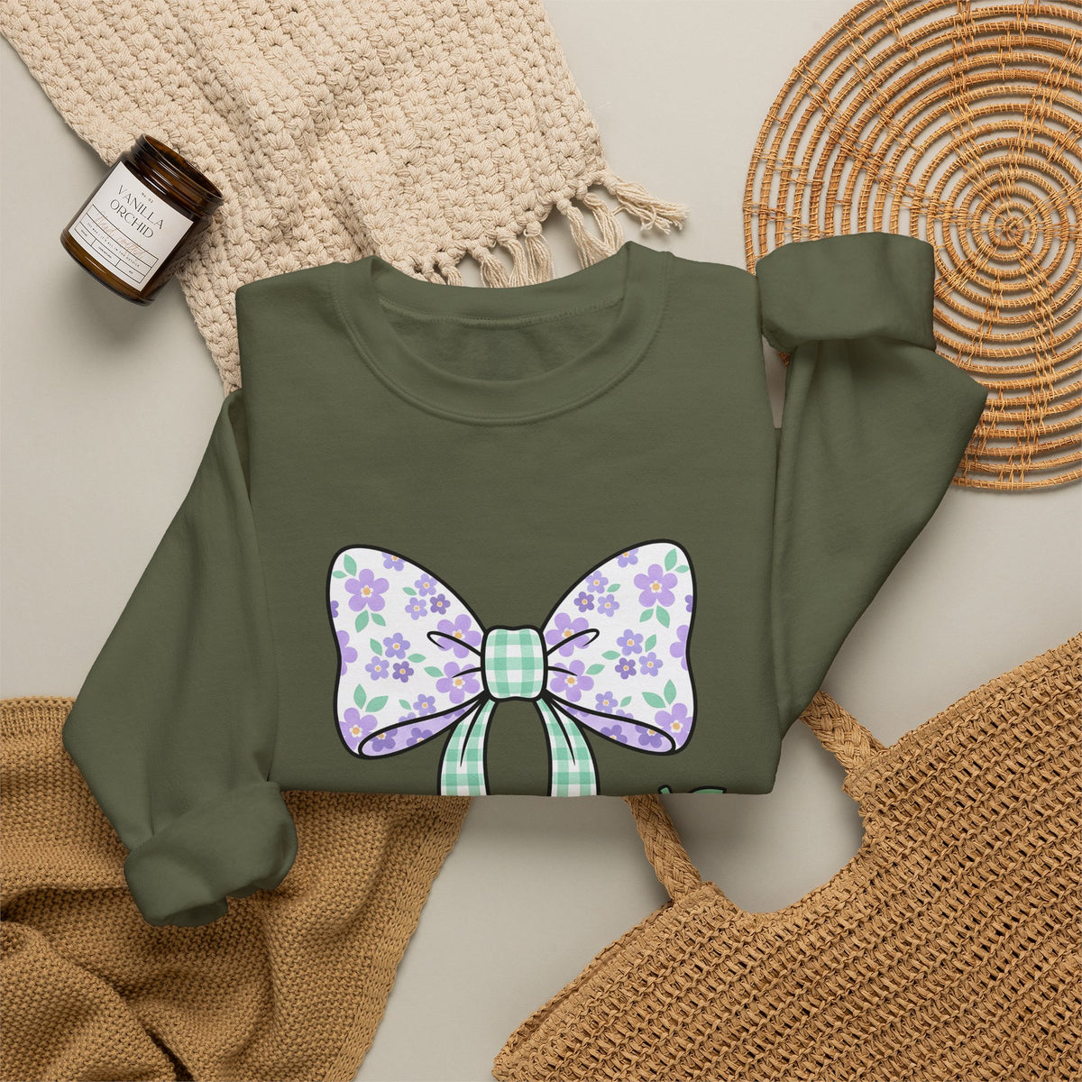 Reading Bow Sweatshirt Teachers Education Gift Women Cute Sweatshirt Reading Bow Sweatshirt Teacher Enthusiast Adorable Sweatshirt Learning Graphic Muted Fruit
