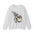 Blossom Guitar Sweatshirt Floral Melody Gift Women Illustrative Sweatshirt Guitar Sweatshirt Flower Fan Illustrated Sweatshirt Harmony Graphic Old School Star