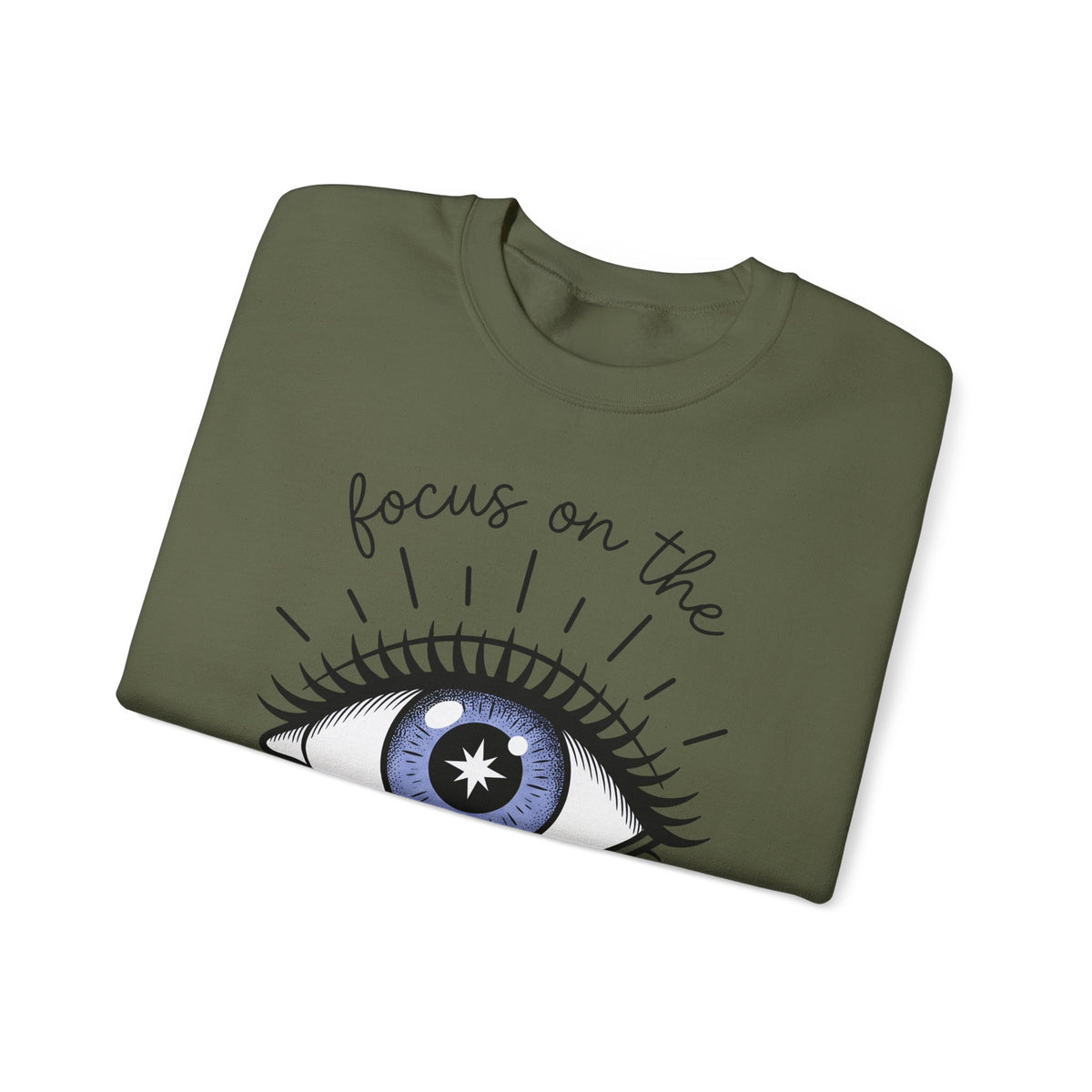 Enchanted Eye Sweatshirt Boho Chic Mindfulness Gift Women Cartoon Sweatshirt Mystic Sweatshirt Hippie Fan Comix Sweatshirt Meditation Graphic Sleek Glow Sweatshirt