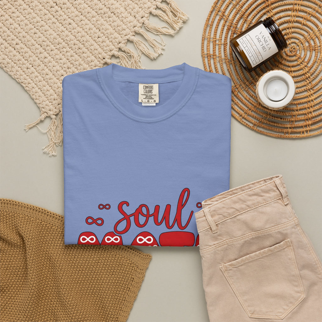 Soulmate Phrase T-Shirt St. Valentine's Day Pairs Gift Women Cute T-Shirt Soulmate T-Shirt Valentine Fan Adorable T-Shirt Couples Graphic Clean