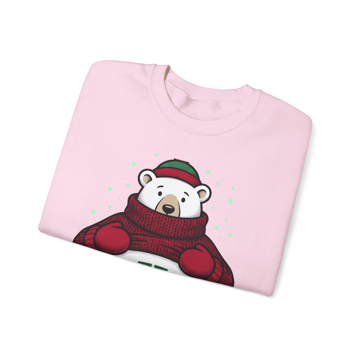 Polar Bear Sweater Sweatshirt Christmas Animal Gift Women Cartoon Sweatshirt Ursa Sweatshirt Xmas Fan Toon Sweatshirt Wildlife Graphic Vintage Winter Hat