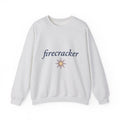 Star Burst Holiday Patriotic Gift Playful Explosion Christmas Fan Firework Minimalist Spark Sweatshirt