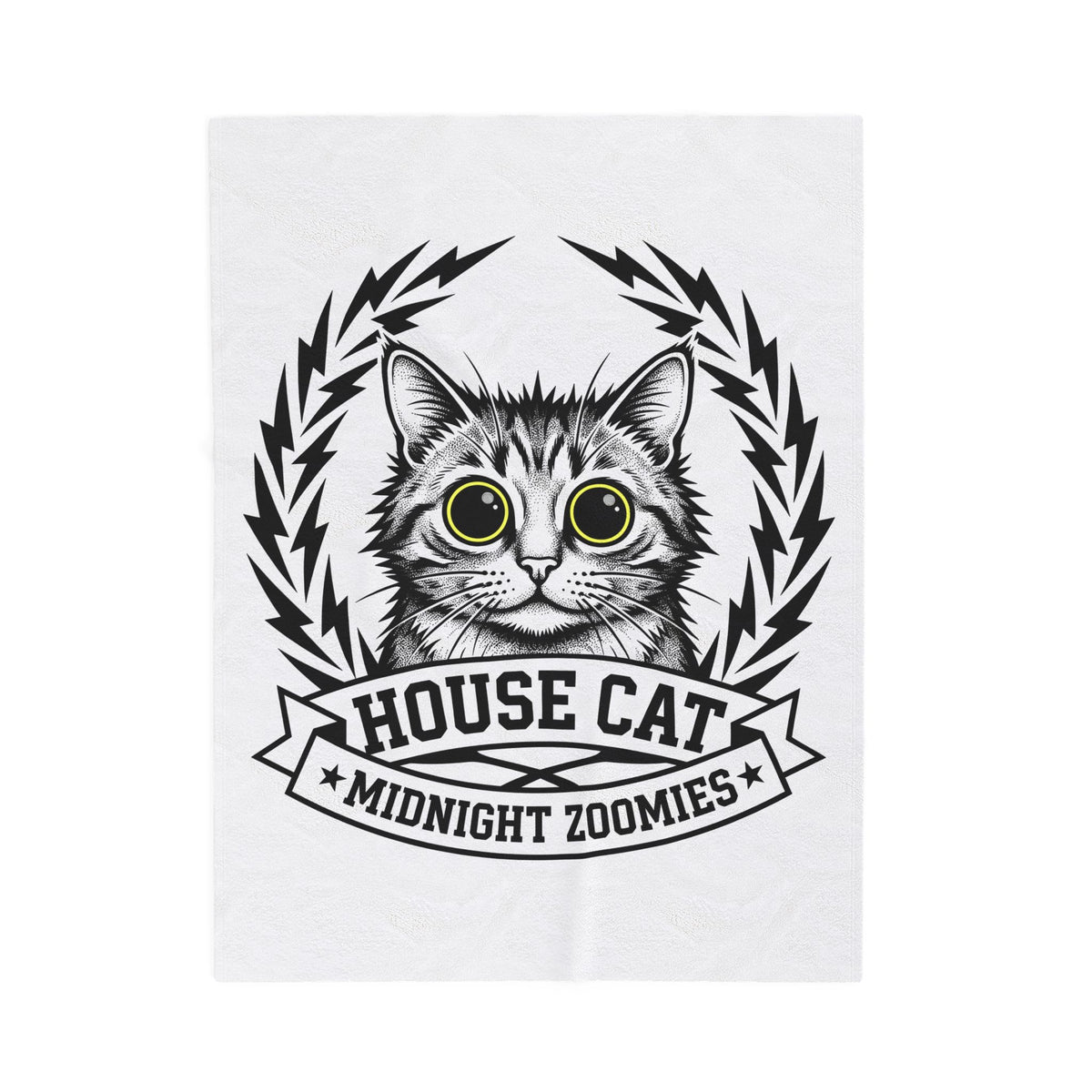 Striped Cat Cat Comedy Gift Modern Tabby Cat Feline Fan Retro Electric Blanket