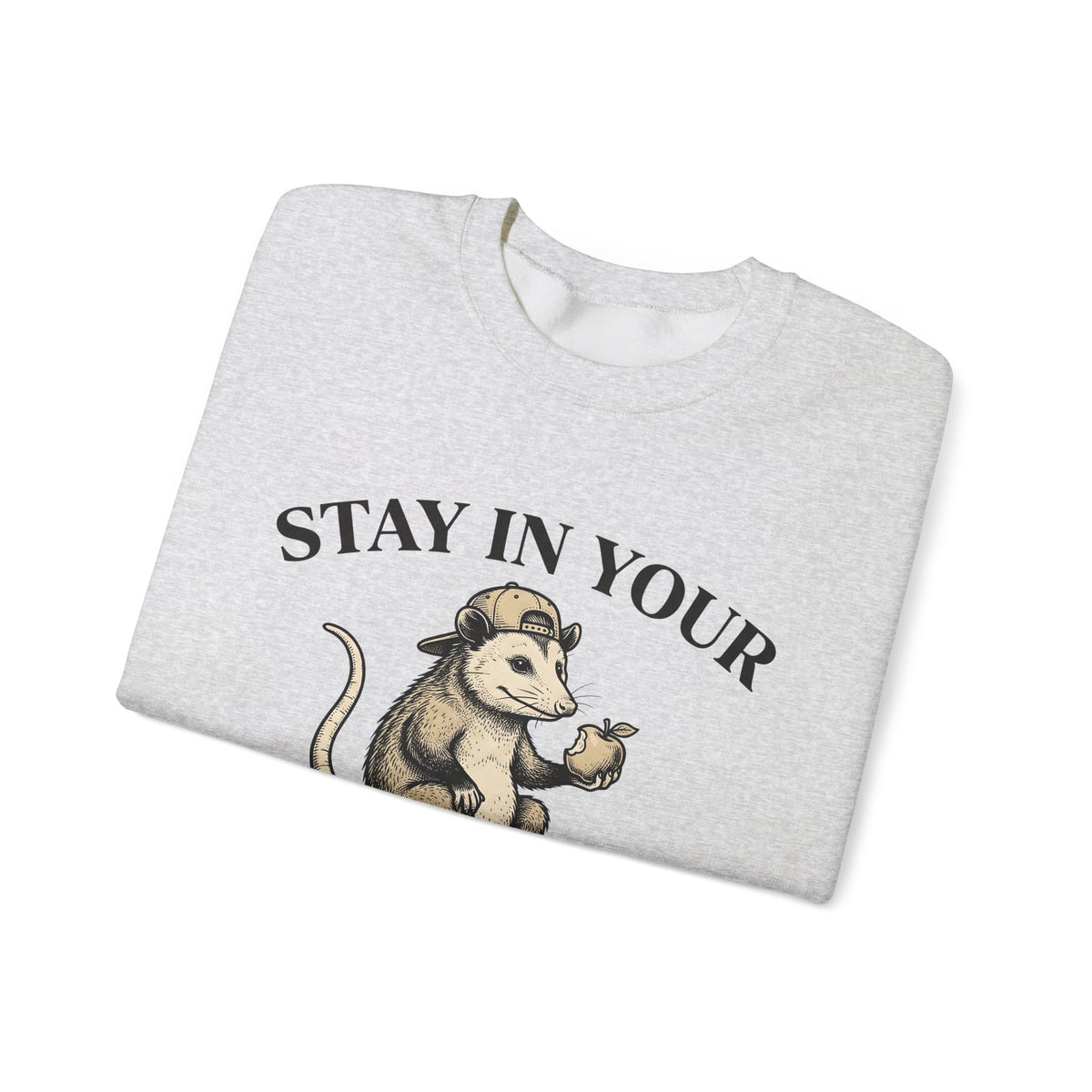 Opossum Skateboard Cute Wildlife Gift Sketch Possum Adorable Fan Drawing Retro Snapback Hat Sweatshirt