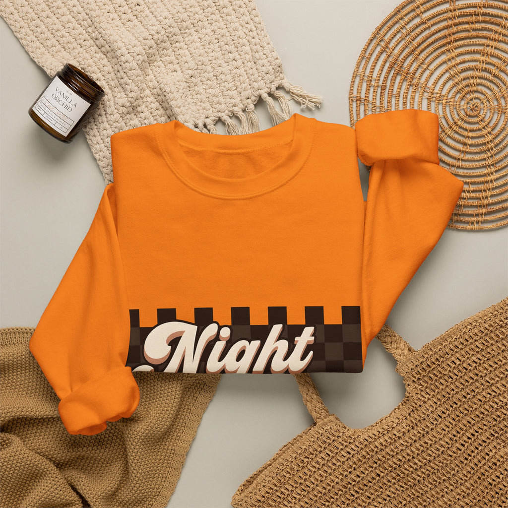 Vintage Checkered Sweatshirt Nurses Job Gift Women Retro Sweatshirt Plaid Sweatshirt Nurse Enthusiast Vintage Sweatshirt Career Graphic Groovy Large Text
