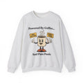 Coffee Cup Mascot Sweatshirt Coffee Jokes Gift Women Comic Sweatshirt Sweatshirt Sweatshirt Caffeine Fan Cartoon Sweatshirt Humor Graphic Retro Caution Symbols Sweatshirt