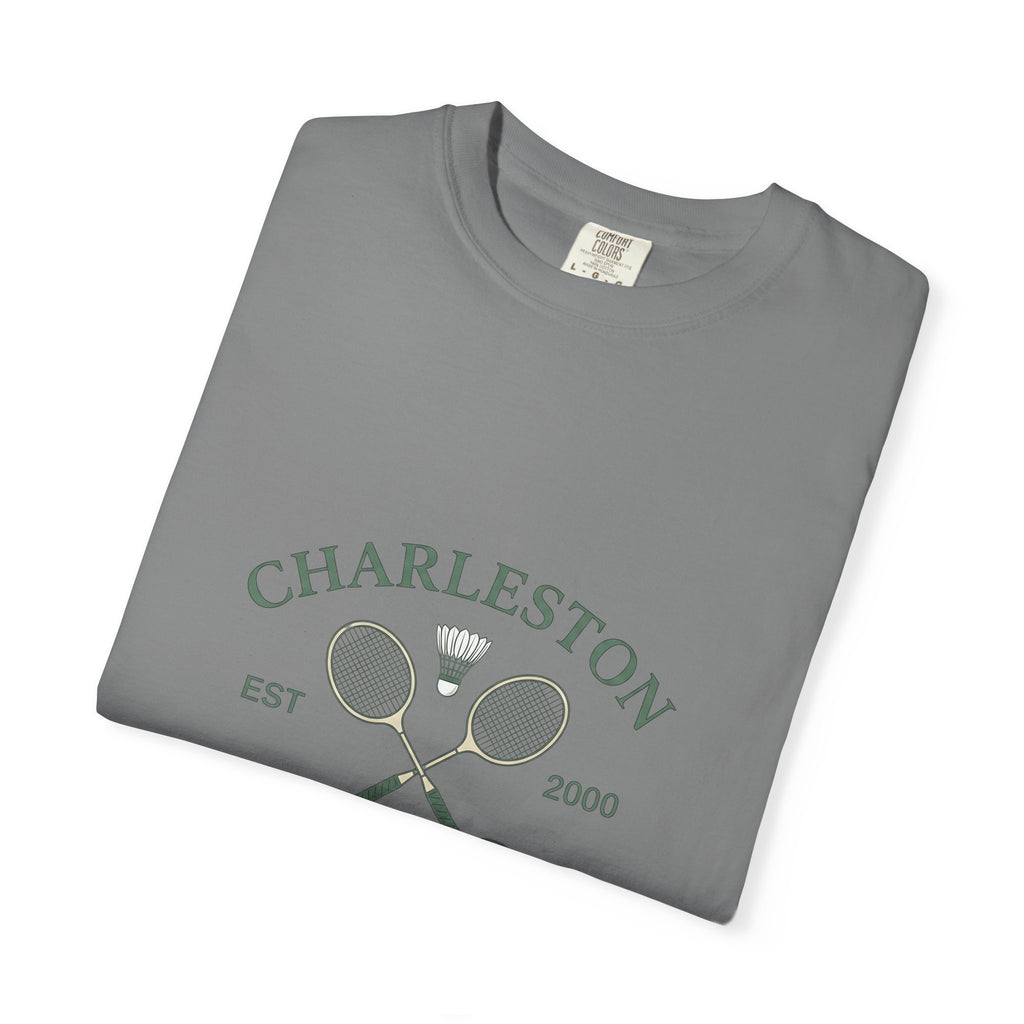 Badminton Racquets Badminton Group Gift Sketch Rackets Badminton Enthusiast Drawing Team Basic Birdie T-Shirt
