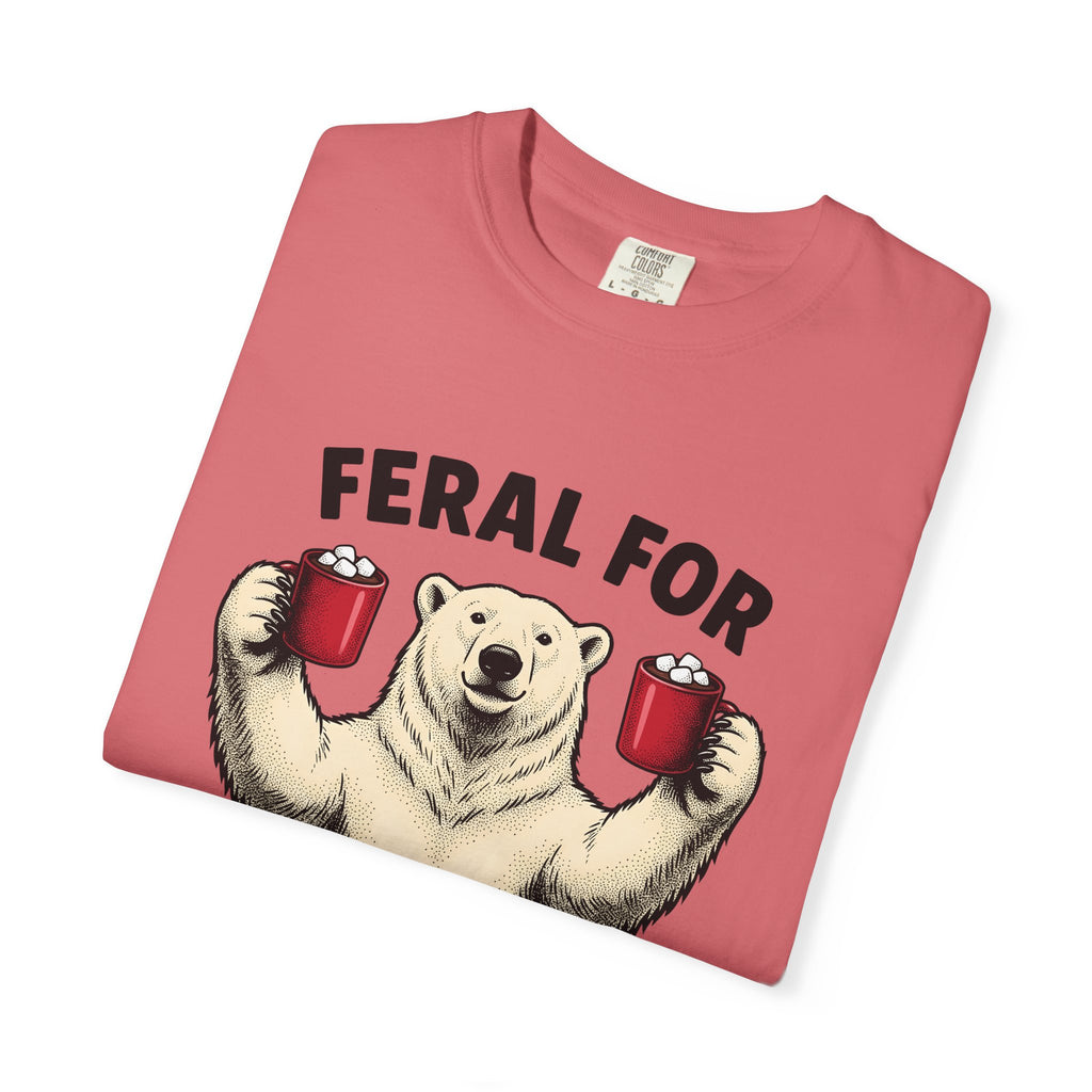 White Bear Holiday Frost Gift Rustic Polar Bear Christmas Fan Winter Cartoon Tea Mug T-Shirt