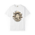 Mushroom Woman T-Shirt Boho Chic Nature Gift Women Line Art T-Shirt Fungus T-Shirt Hippie Fan Minimalist T-Shirt Earth Graphic Vintage Snail T-Shirt