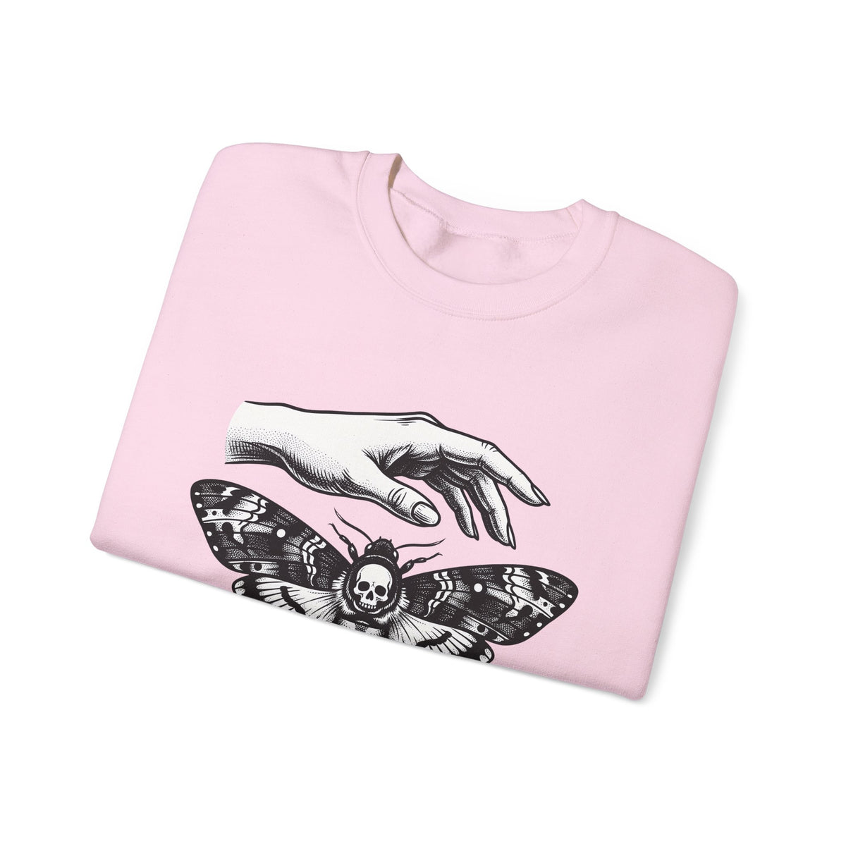 Skeleton Moth Sweatshirt Boho Chic Dark Fashion Gift Women Traditional Tattoo Sweatshirt Moth Sweatshirt Bohemian Fan Sailor Sweatshirt Gothic Graphic Antique