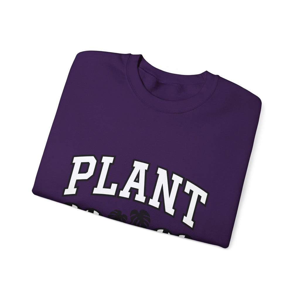 Potted Plant Sweatshirt Plant Botanical Gift Women Bold Sweatshirt Planter Sweatshirt Gardener Enthusiast Graphic Sweatshirt Floral Graphic Retro Checkered