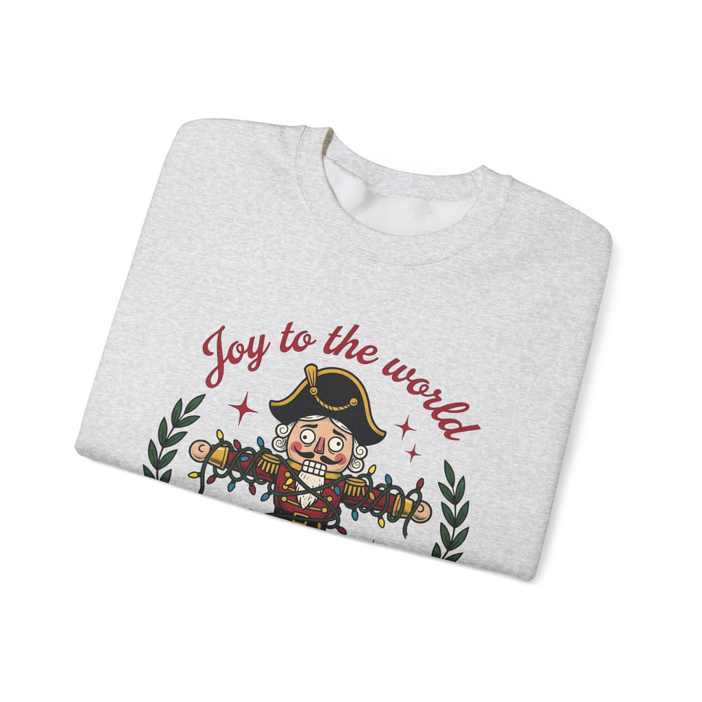 Nutcracker Illustration Sweatshirt Christmas Comedy Gift Women Caricature Sweatshirt Christmas Soldier Sweatshirt Xmas Fan Cartoon Sweatshirt Humor Graphic