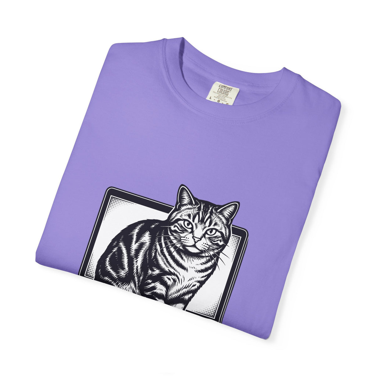 Orange Cat T-Shirt Cat Gadgets Gift Women Classic T-Shirt Kitty T-Shirt Cat Fan Retro T-Shirt Tech Graphic Doodle Notebook T-Shirt
