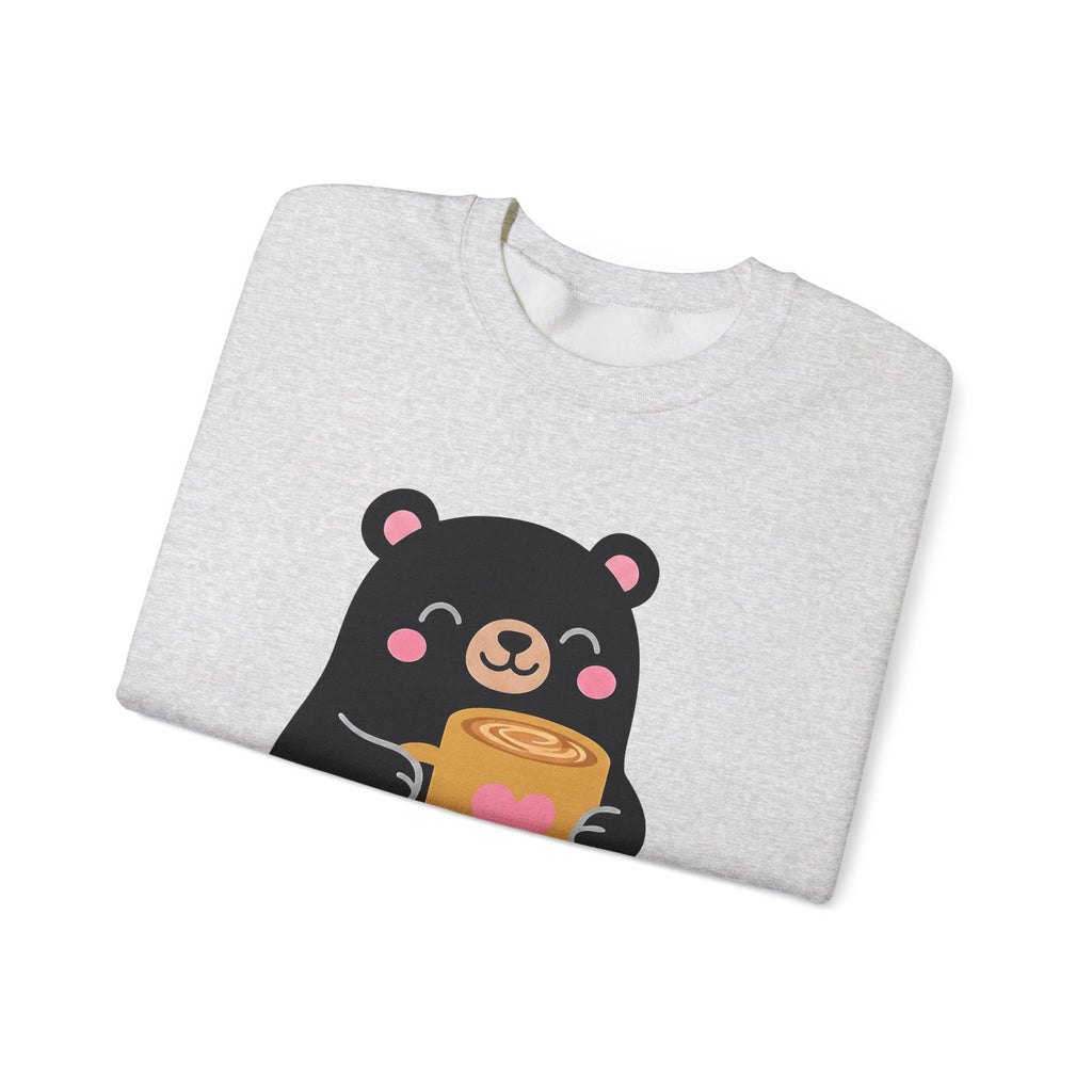 Bear Coffee Cup Coffee Animal Gift Cute Mug Coffee Fan Coffee Mug Kawaii Minimalist Sweatshirt