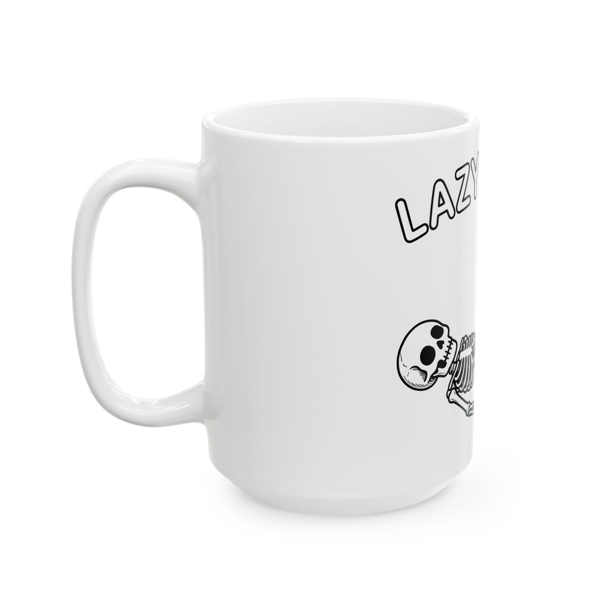 Skeleton Graphic Mug Funny Halloween Gift Women Cartoon Mug Skull Mug Humor Fan Spooky Graphic Design Retro Bones Mug