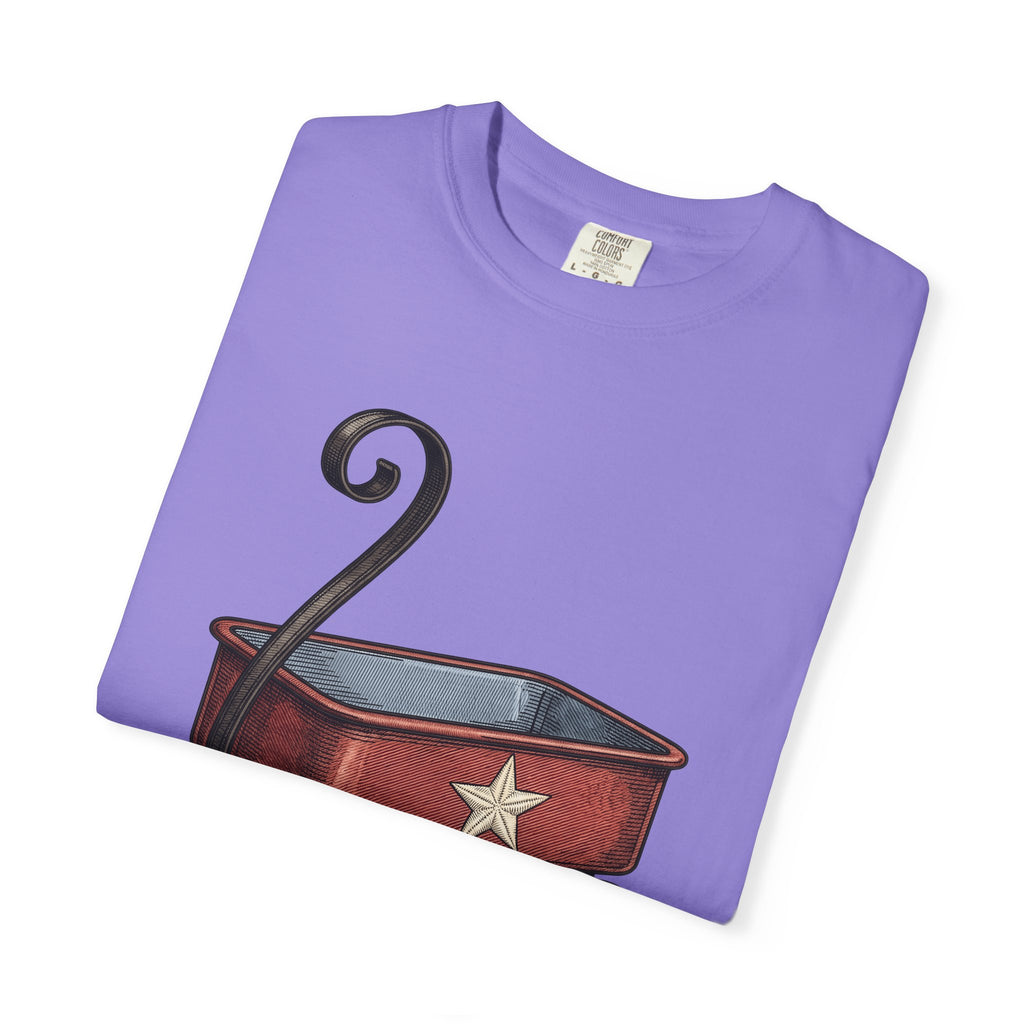 Red Wagon 4Th Of July Usa Gift Antique Cart Fireworks Fan Vintage American Line T-Shirt