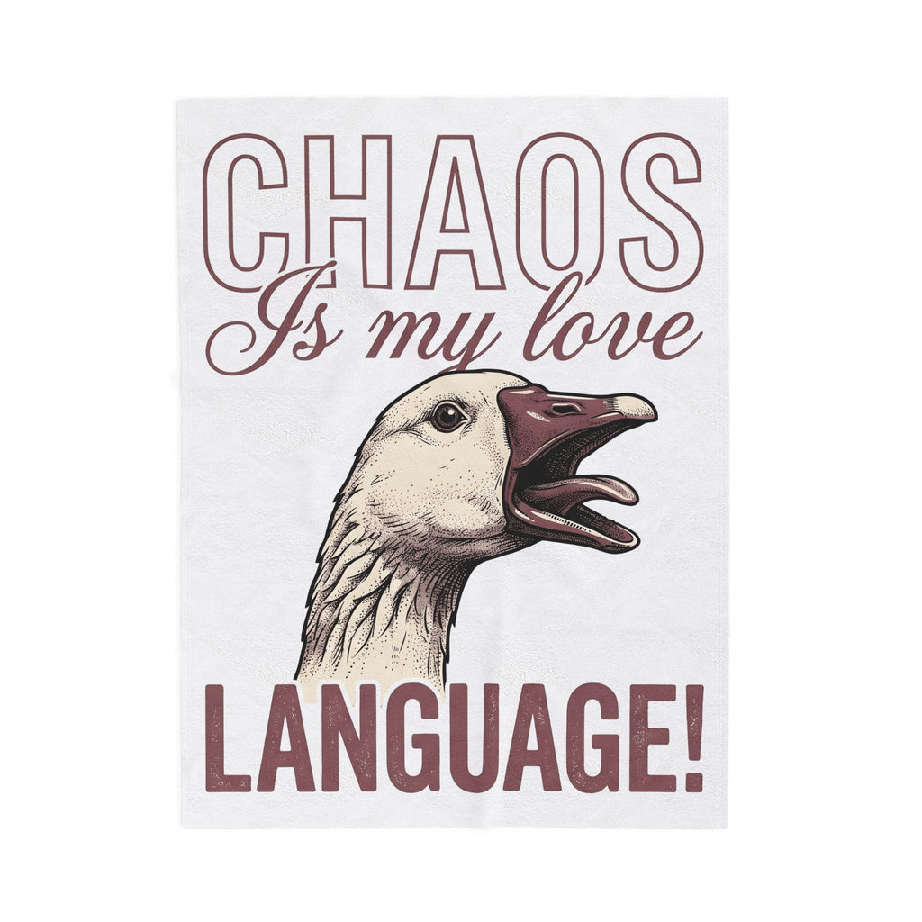 Goose Graphic Blanket Funny Animal Gift Women Hand Drawn Blanket Goose Blanket Humor Fan Fowl Graphic Vintage Animal Humor Blanket