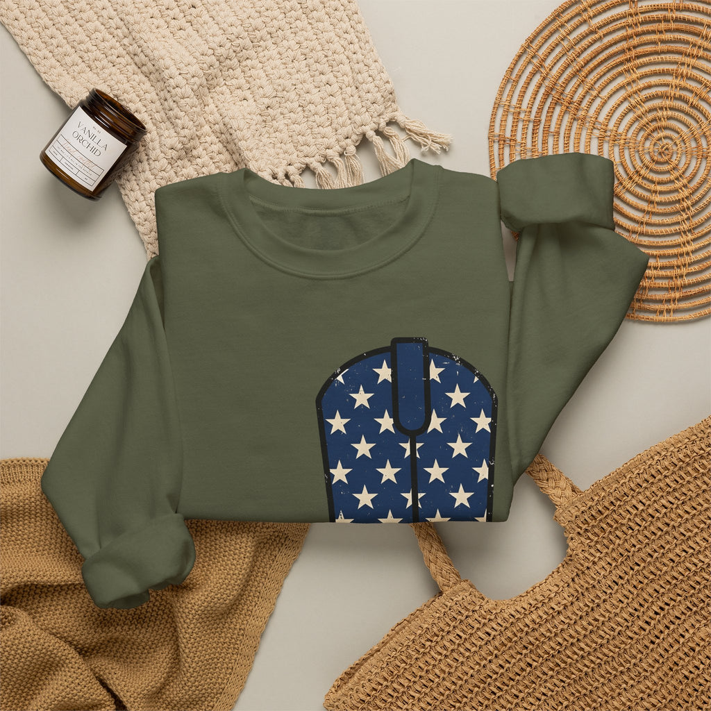 Leather Boot Sweatshirt America Rodeo Gift Women Heritage Sweatshirt Boot Sweatshirt American Fan Boots Sweatshirt Rodeo Graphic Antique Star Symbols Sweatshirt