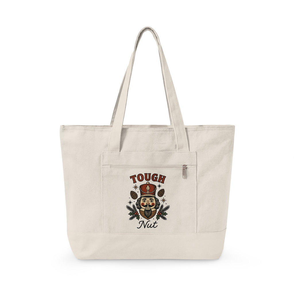Nutcracker Head Tote Bag Christmas Celebration Gift Women Retro Tote Bag Nutcracker Tote Bag Xmas Fan Vintage Tote Bag Party Graphic Sketch Pinecone