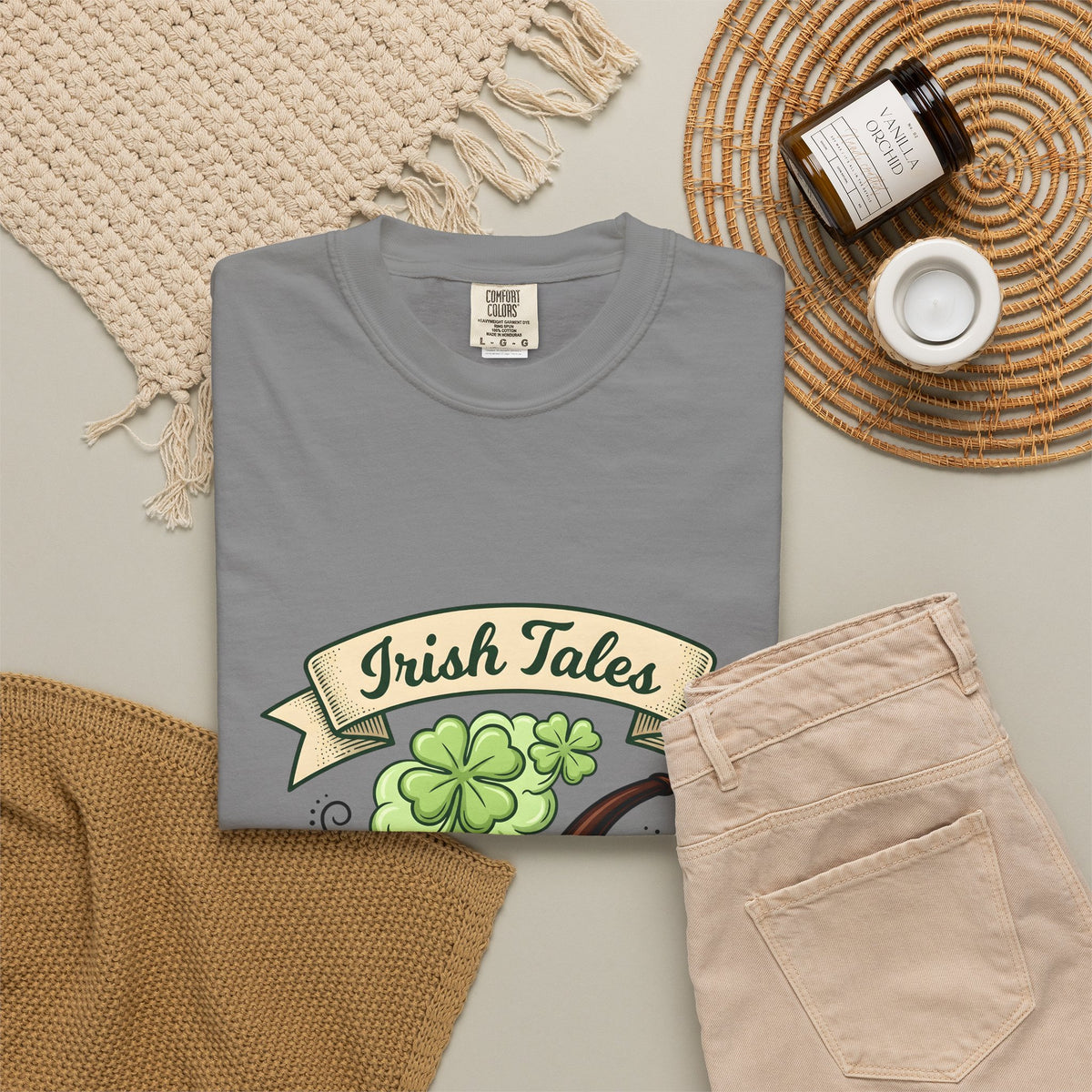 Pipe Clover T-Shirt St Patrick's Day Gaelic Gift Women Animated T-Shirt Shamrock T-Shirt Irish Fan Cartoon T-Shirt Celtic Graphic Classic Lucky