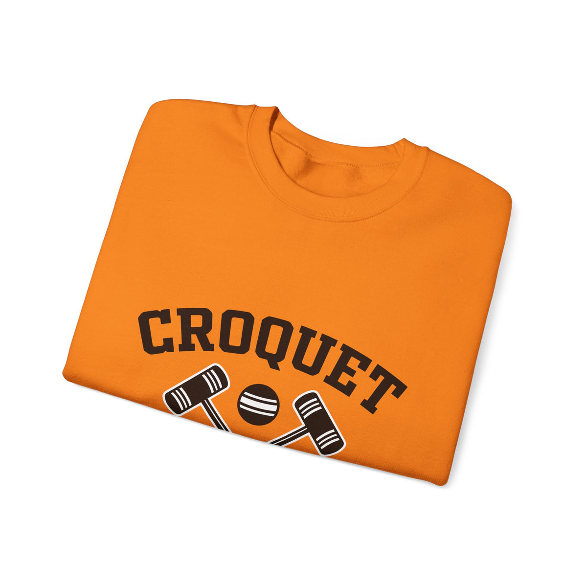 Croquet Mallets Croquet Game Gift Bold Mallet Croquet Fan Bold Sport Vintage Ball Sweatshirt