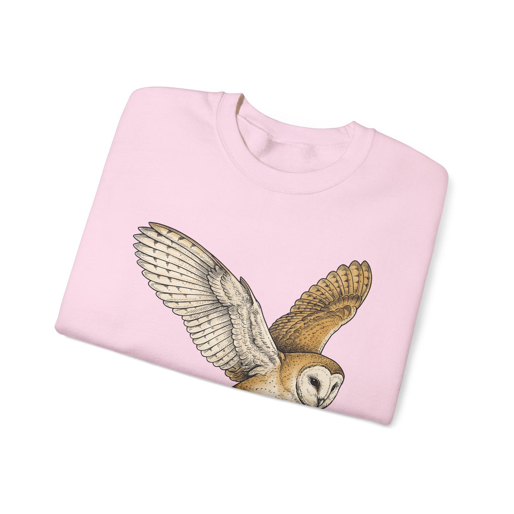 Barn Owl Sweatshirt Christmas Pets Gift Women Cartoon Sweatshirt Owl Sweatshirt Xmas Fan Owl Sweatshirt Animal Graphic Classic Globe Lights Sweatshirt