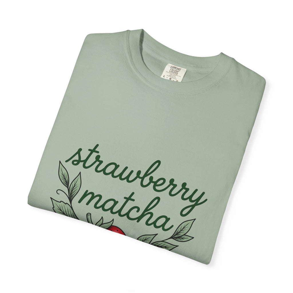 Strawberry Design T-Shirt Coffee/Desserts/Drinks Food Gift Women Floral T-Shirt Berry T-Shirt Dessert Fan Botanical T-Shirt Cuisine Graphic Retro
