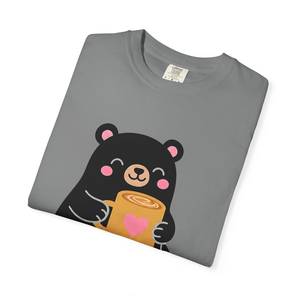 Bear Coffee Cup Coffee Animal Gift Cute Mug Coffee Fan Coffee Mug Kawaii Minimalist T-Shirt