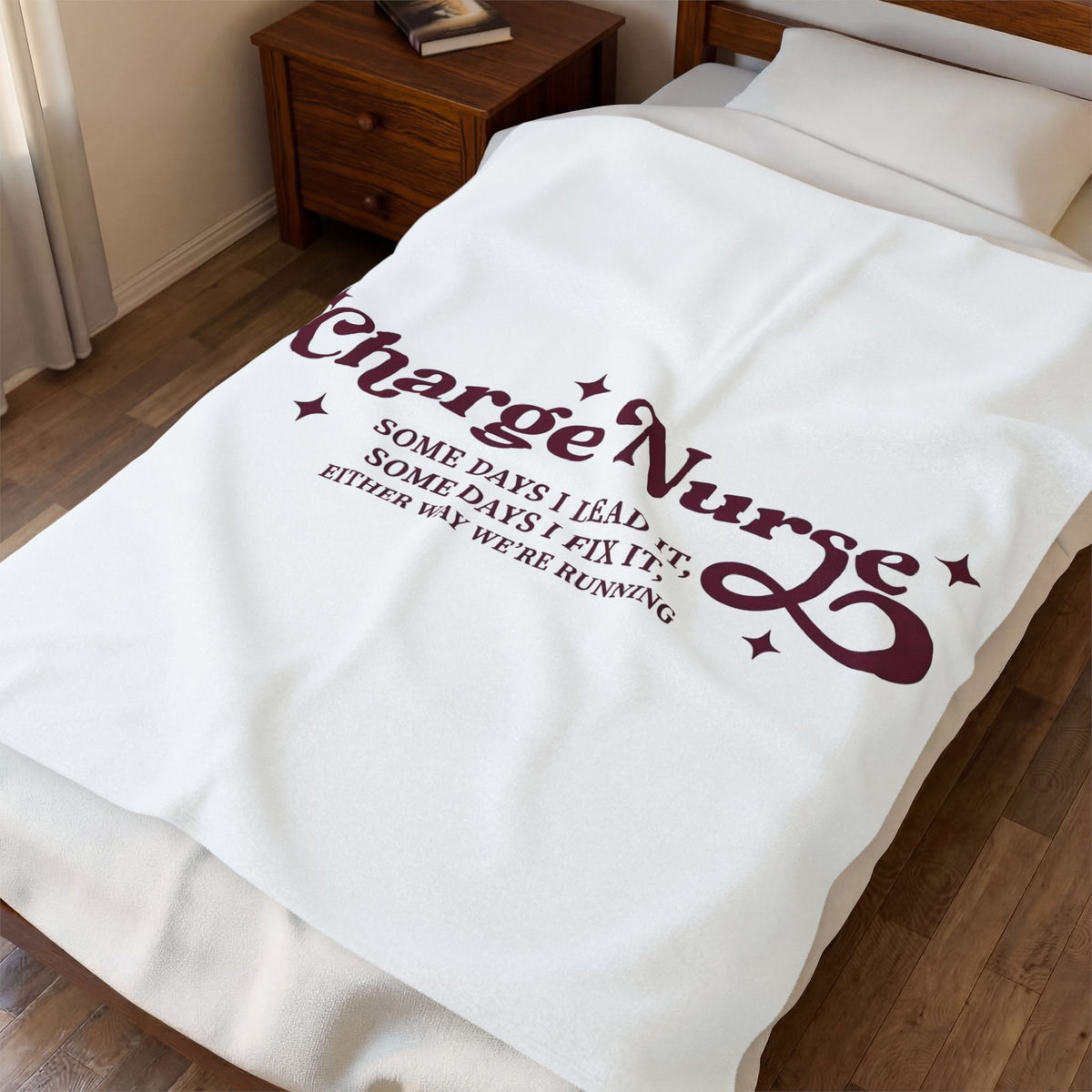 Nurse Script Blanket Nurse Health Gift Women Cute Blanket Script Blanket