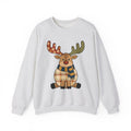 Deer Drawing Holiday Noel Gift Cartoon Fawn Christmas Fan Caricature Christmas Classic Winter Sweatshirt