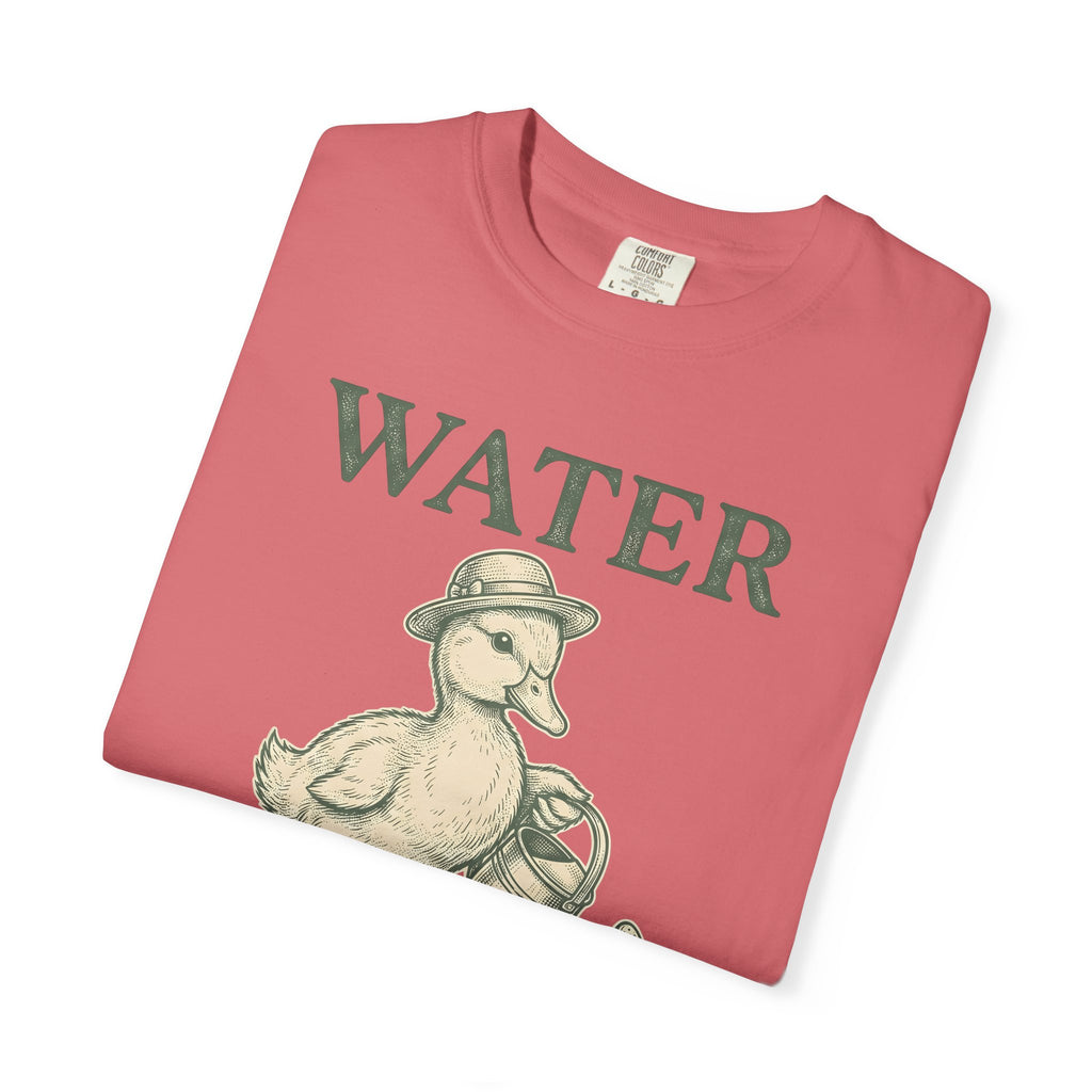 Duck Flower Pot T-Shirt Easter Landscaping Gift Women Old School T-Shirt Planter T-Shirt Easter Fan Vintage T-Shirt Gardening Graphic Doodle Cap