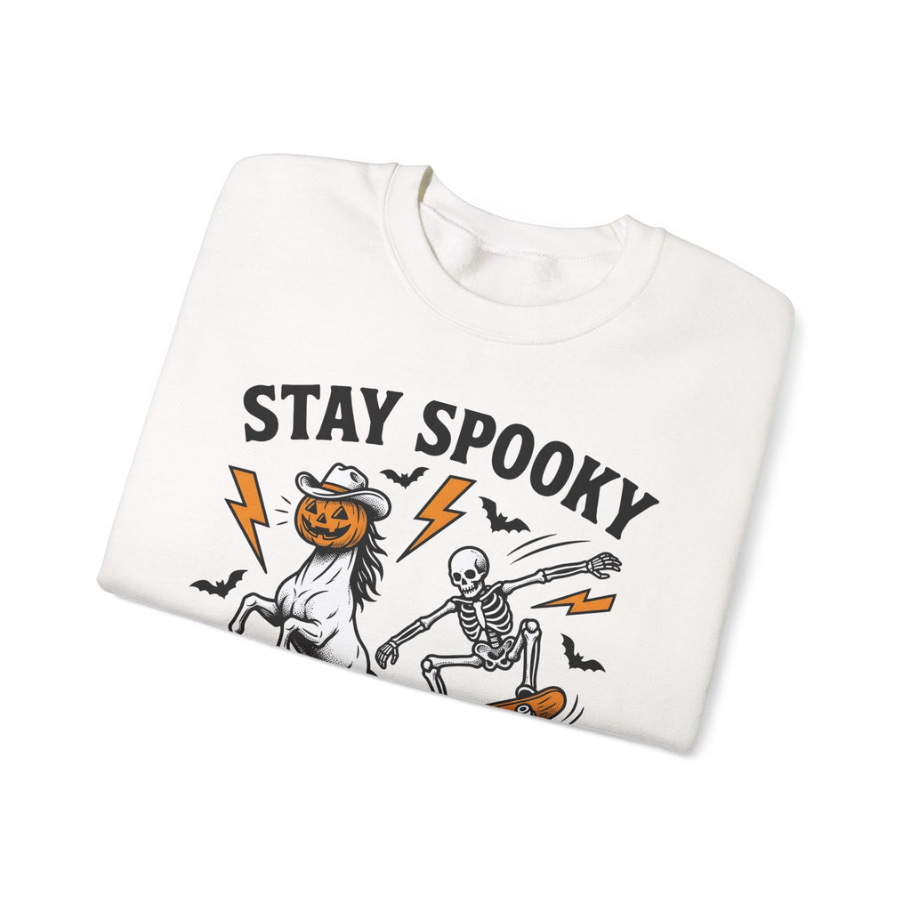 Pumpkin Horse Face Sweatshirt Halloween Macabre Gift Women Nostalgic Sweatshirt Gourd Sweatshirt Horror Fan Spooky Sweatshirt Dark Graphic