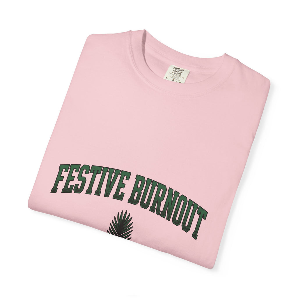 Palm Leaf Holiday Noel Gift Heavy Frond Christmas Fan Vintage Christmas Classic Seasonal Leaf T-Shirt