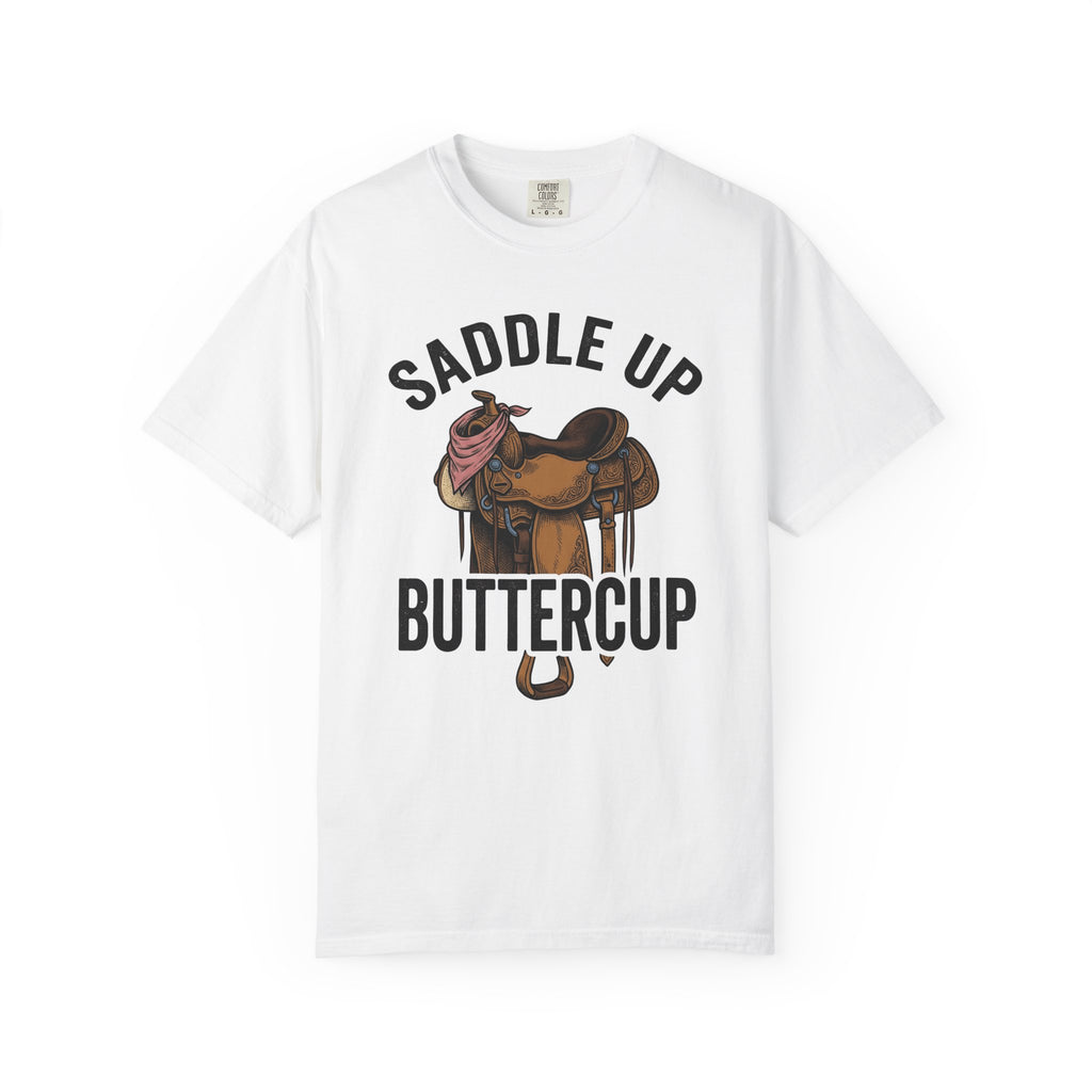 Horse Saddle T-Shirt Cowgirl Agriculture Gift Women Classic T-Shirt Saddle T-Shirt Rancher Fan Vintage T-Shirt Farming Graphic Old School Kerchief
