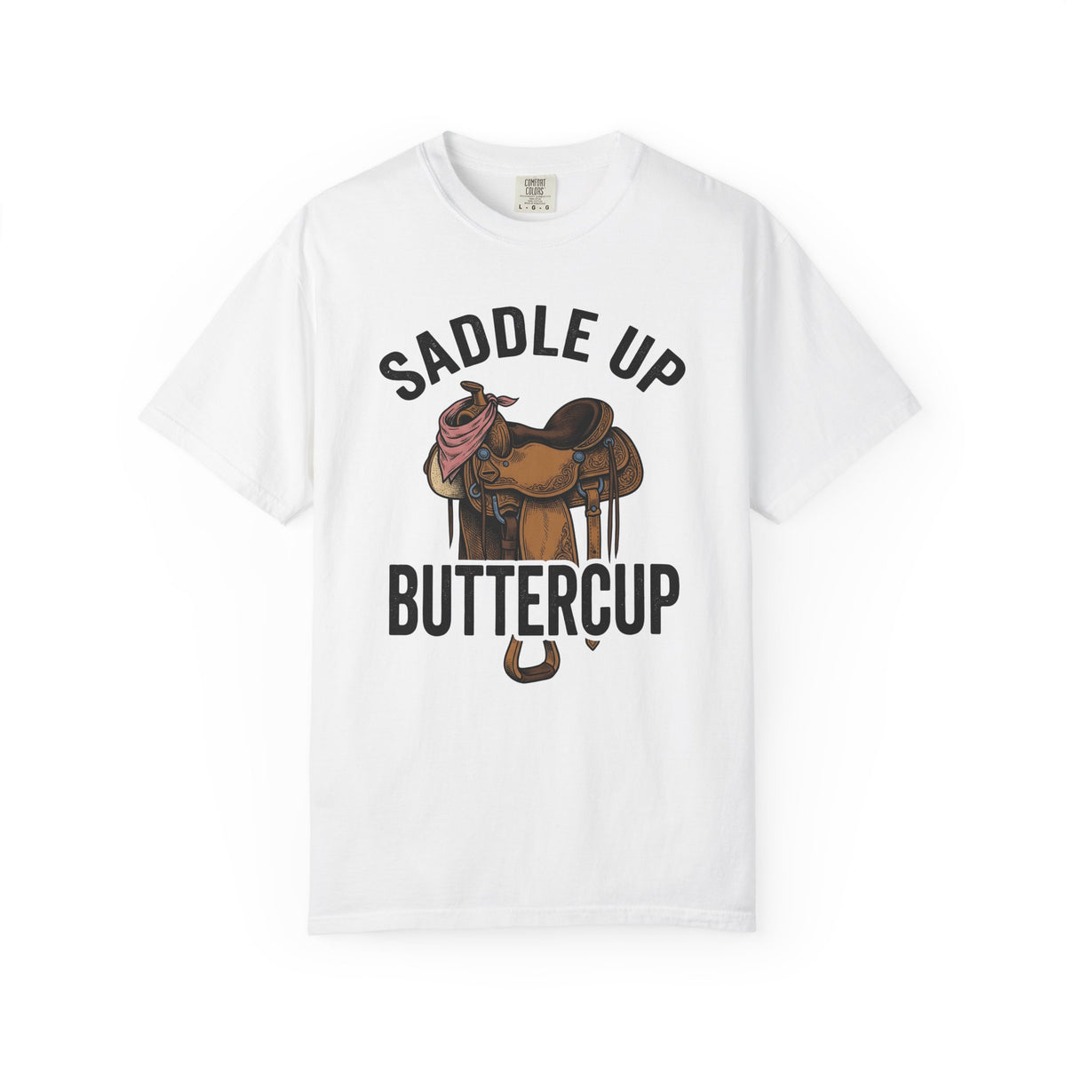 Horse Saddle T-Shirt Cowgirl Agriculture Gift Women Classic T-Shirt Saddle T-Shirt Rancher Fan Vintage T-Shirt Farming Graphic Old School Kerchief