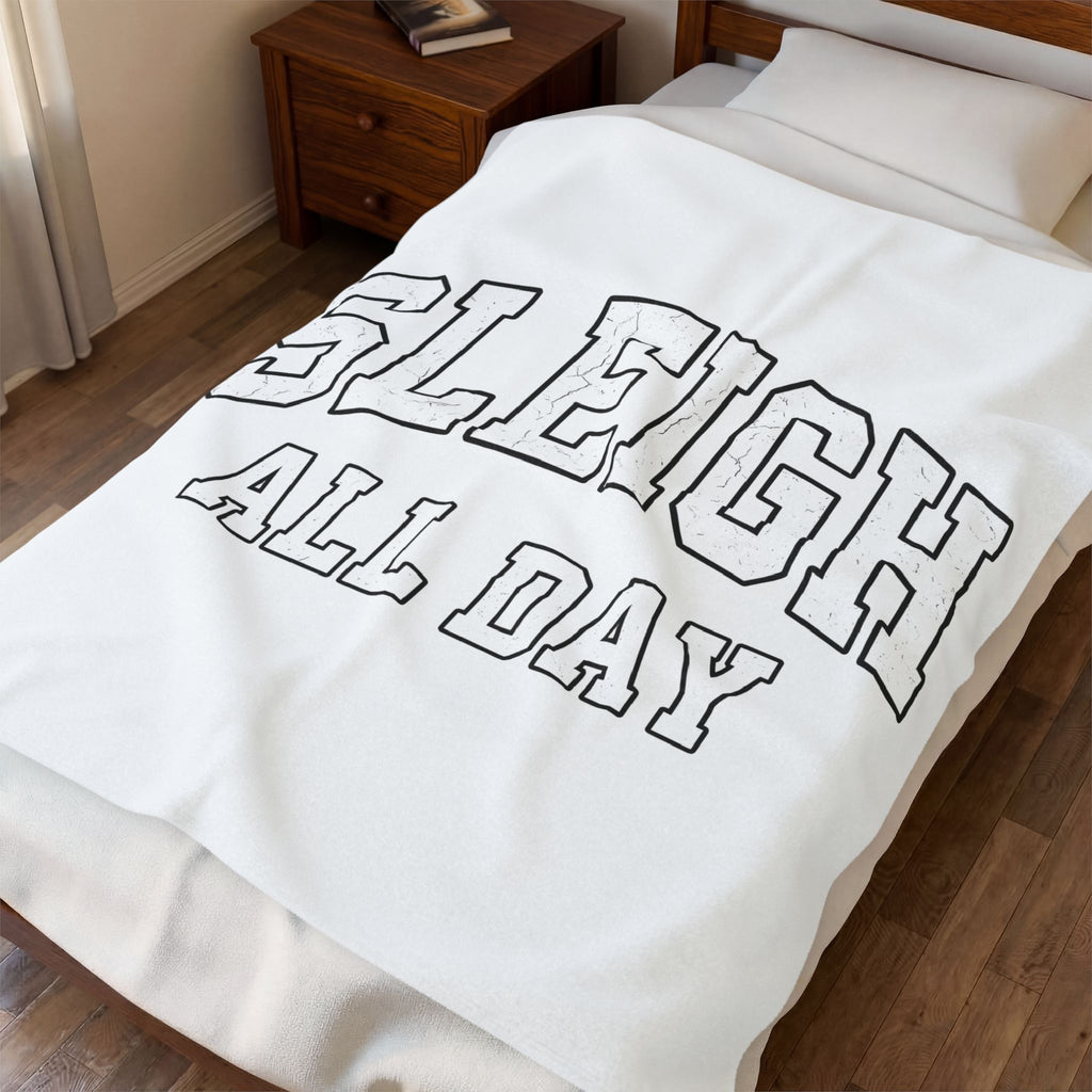 University Font Blanket Christmas Festive Gift Women Hand Drawn Blanket Typography Blanket Xmas Fan Holiday Blanket Seasonal Graphic Old School