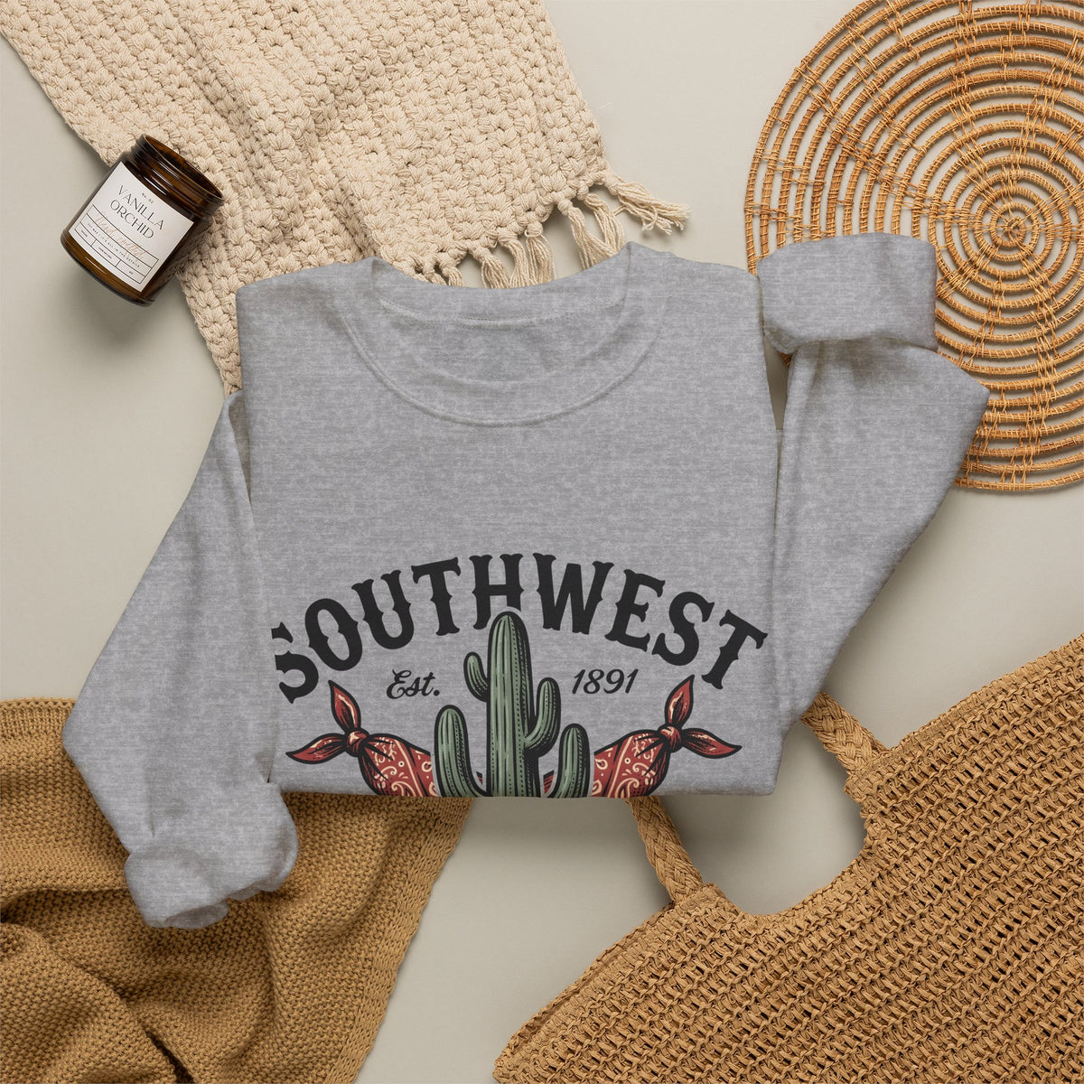 Prickly Pear Drawing Sweatshirt Cowgirl Livestock Gift Women Vintage Western Sweatshirt Cactus Sweatshirt Cowboy Fan Retro Sweatshirt Ranch Graphic